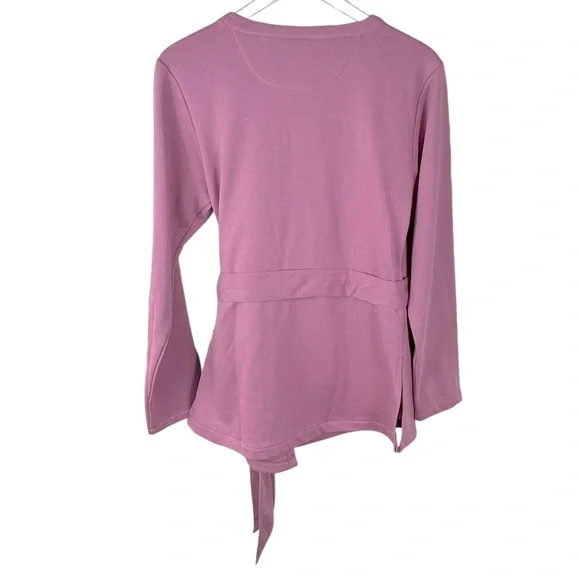 NWT Spoonie Threads French Terry Chemo Post-Surgery Access Wrap Top Women's M - Picture 6 of 14